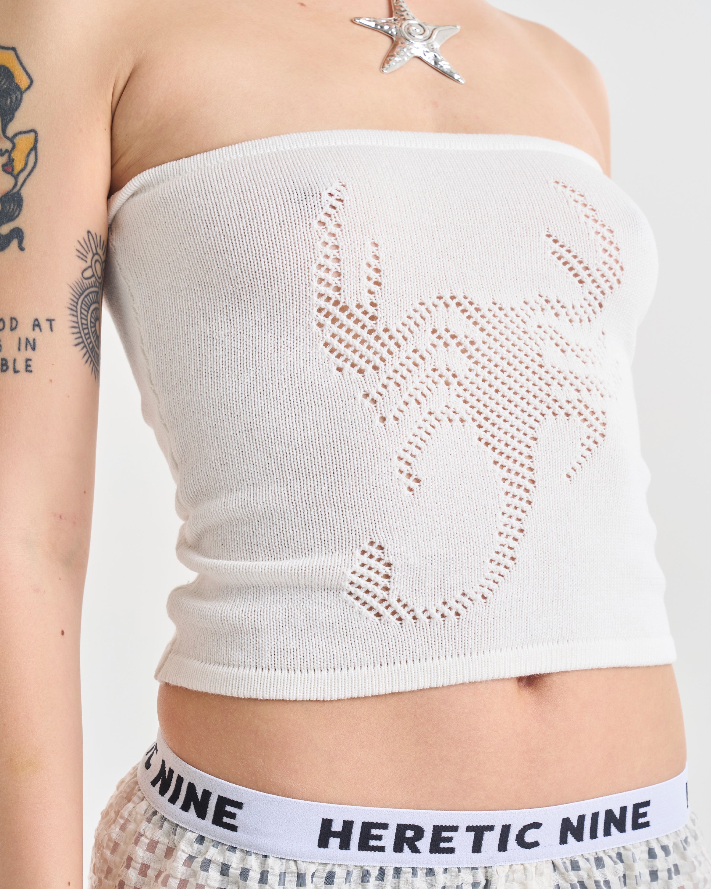 Minibeast knit bandeau top